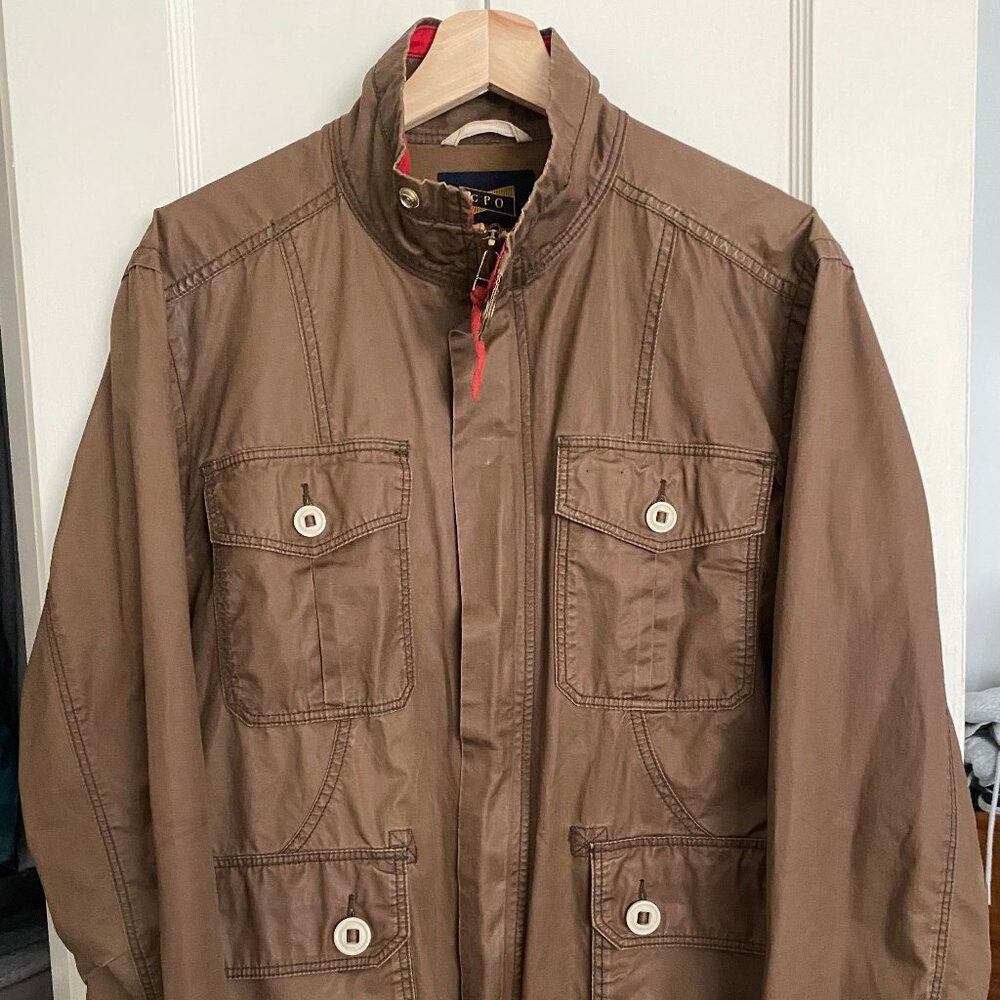 CPO Provisions Field Jacket - Waxed Cotton brown medium